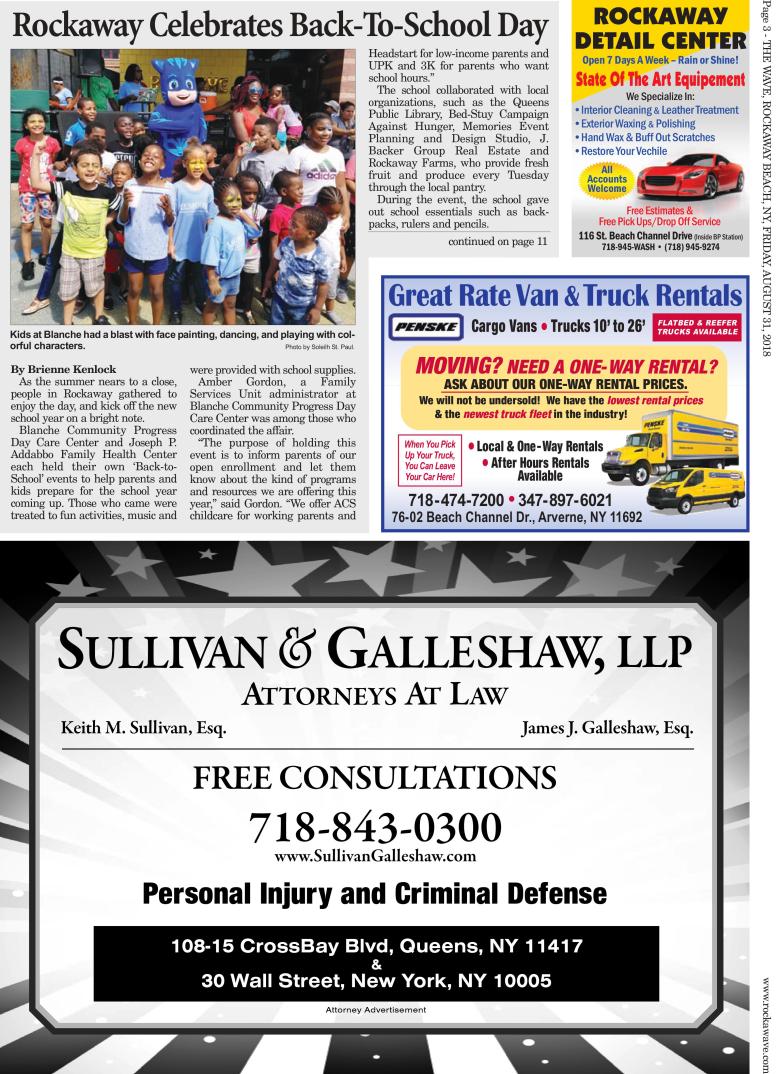 Back to School Day in Rockaway